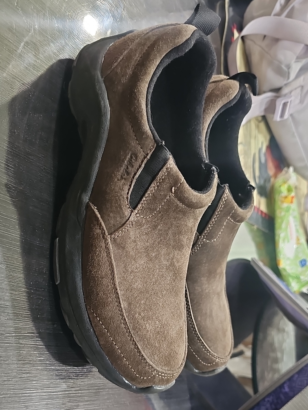 Cabela's Brown Suede Slip-On Loafers for Men
